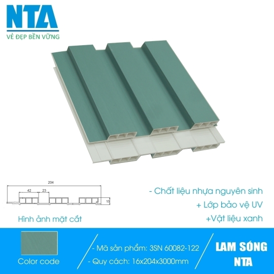 Lam 3 sóng nhỏ NTA-60082-122